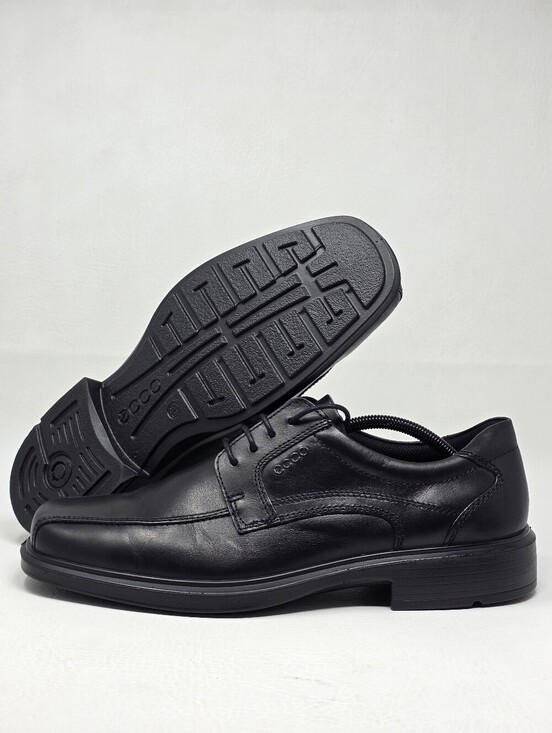 Ecco Helsinki Classic Black Oxford Derby Lace Shoes Men\'s Size US 12 / EU 46 main image 7